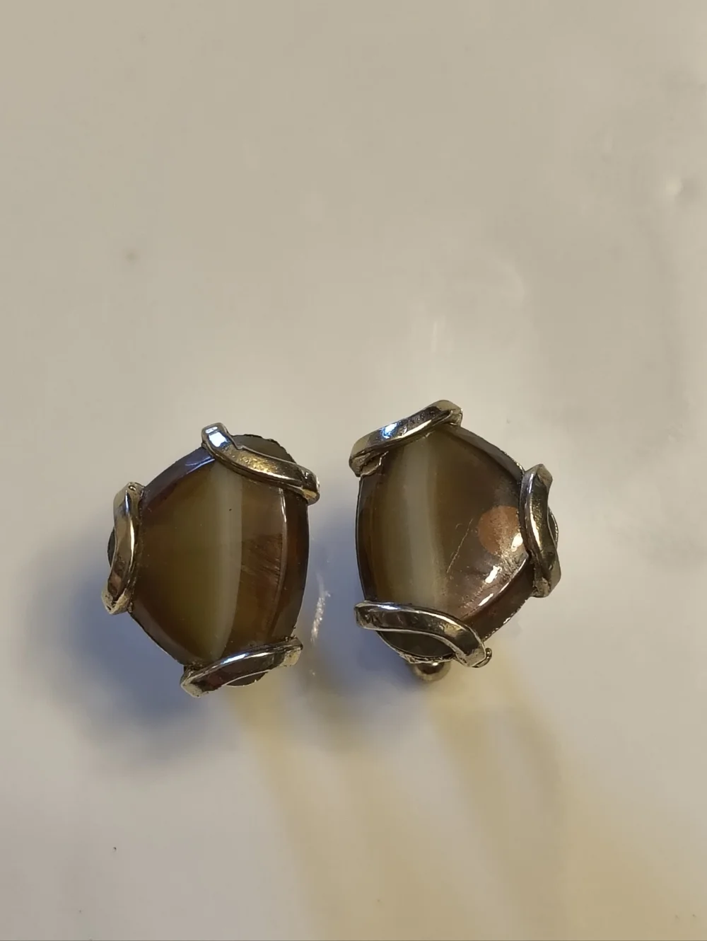 Vintage MCM Agate Cufflinks
